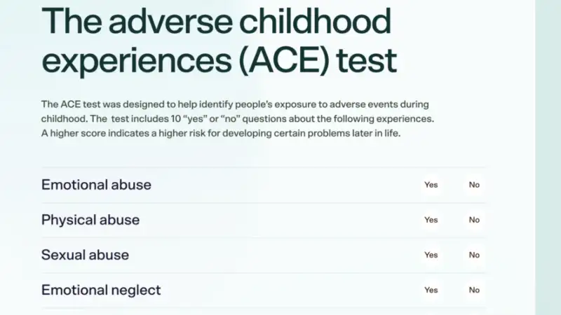 Adverse Childhood Experiences Test